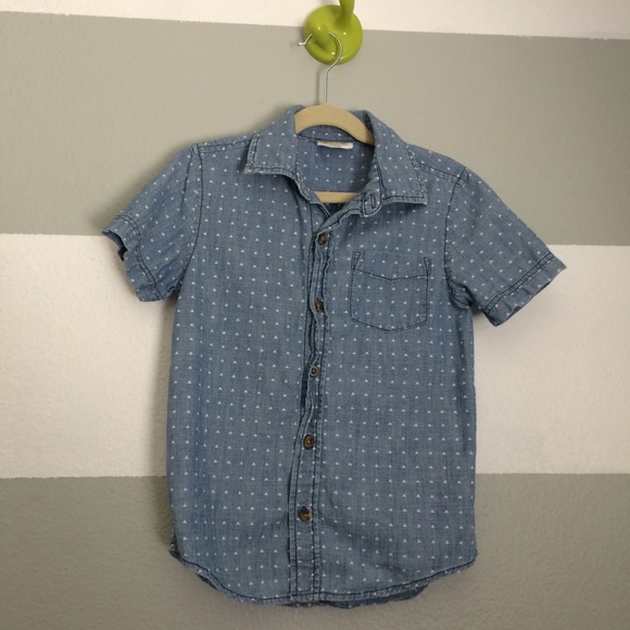 Crazy 8 Other - Chambray short sleeve shirt
